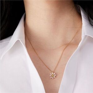 ♠️Kate Spade Dazzling Daisy Pendant Necklace Gold / White NWT